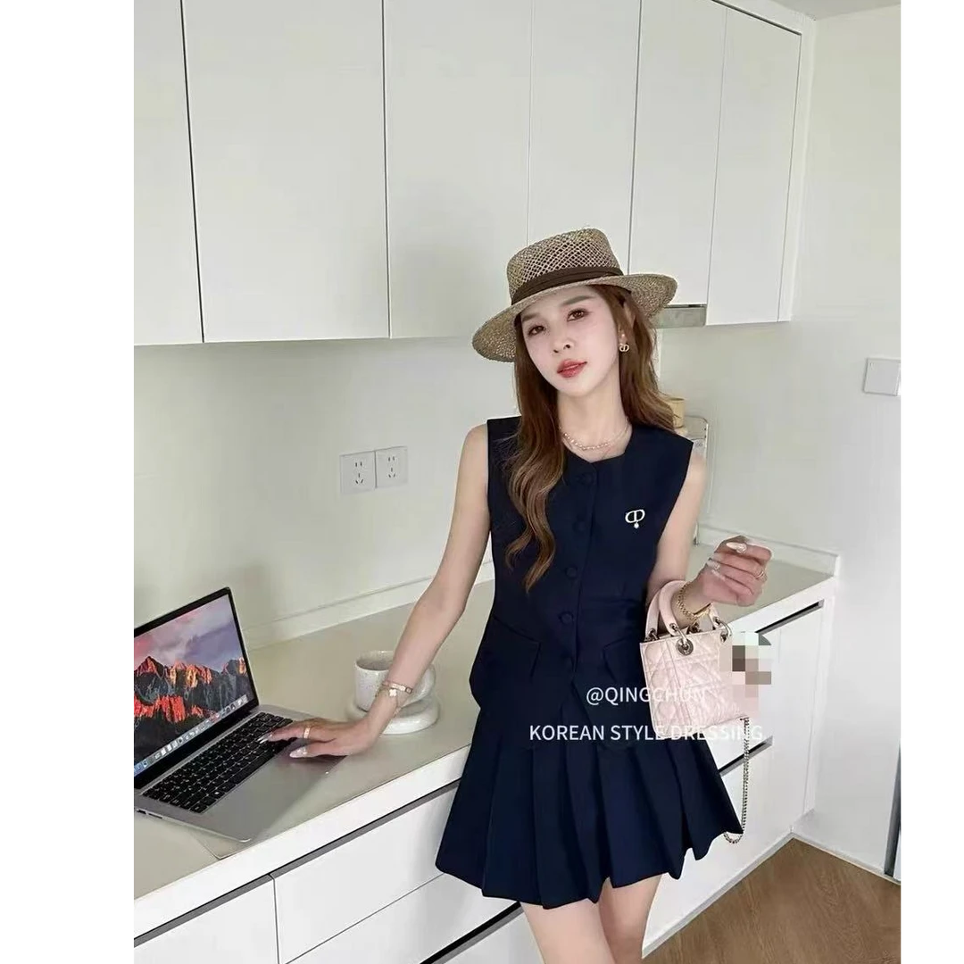 王永家~夏款洋气时尚西装小香风套装9915