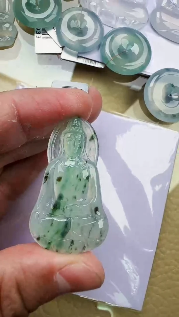 颈饰未镶嵌翡翠缅甸翡翠a货