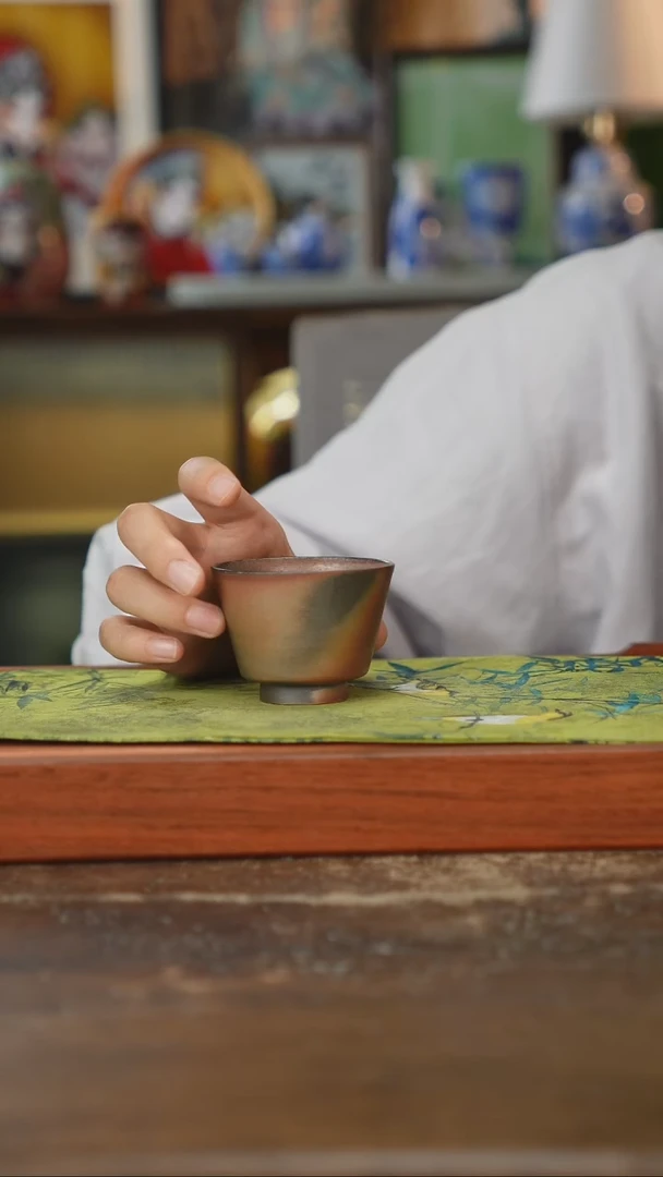 摆件景德镇釉下手绘陶瓷茶具，茶叶罐，咖啡杯