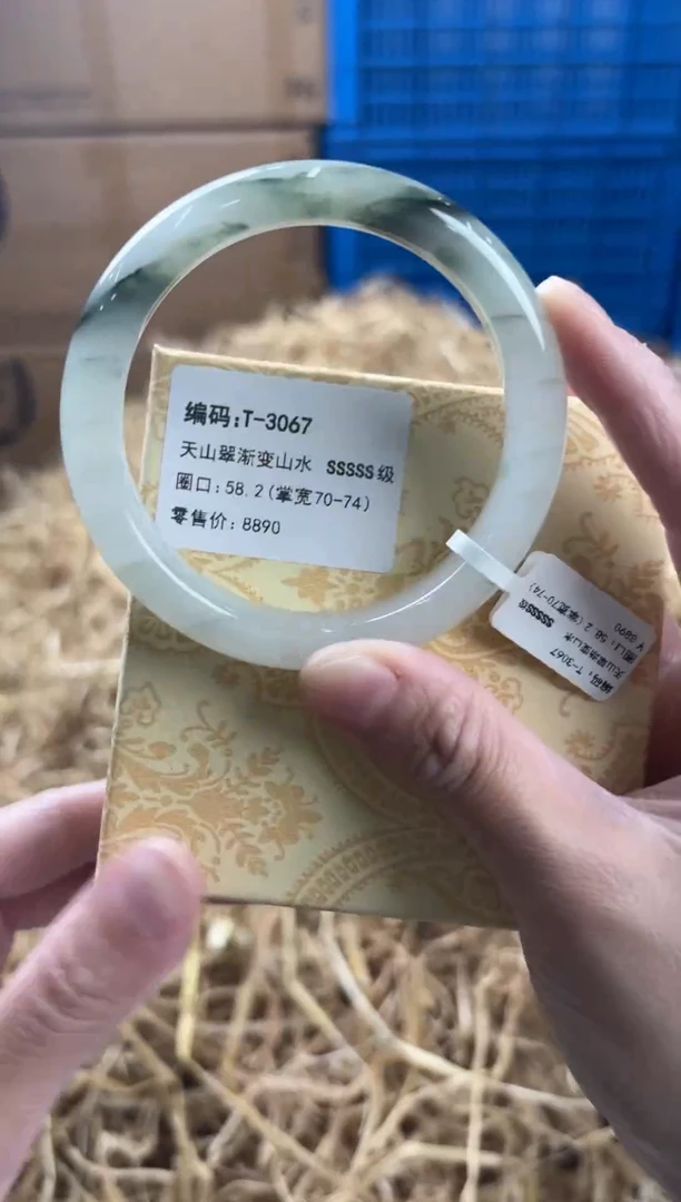 未镶嵌手镯石英质玉T-3067