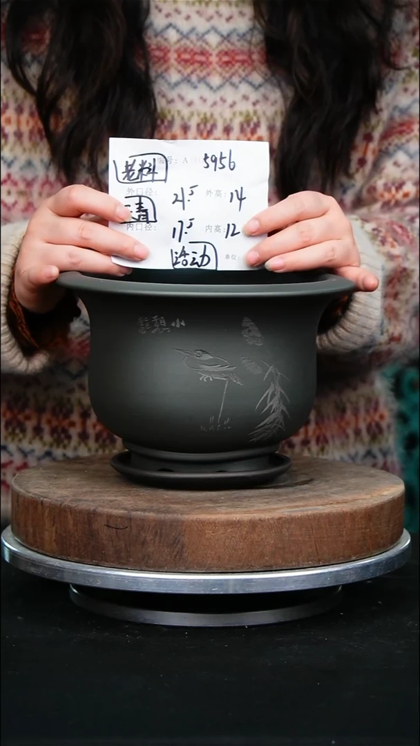 紫砂花盆5956+z紫砂花盆&……