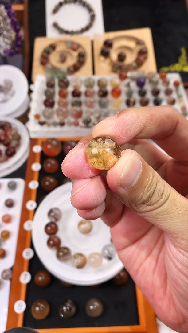 未镶嵌手链水晶文****2天然水晶单颗