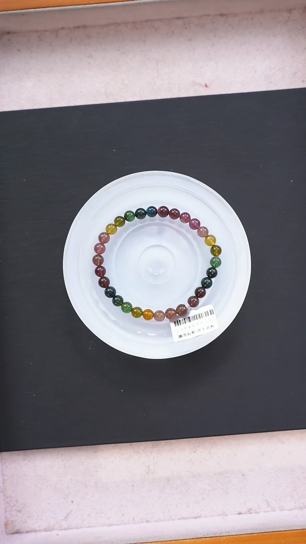 【闪购商品】碧玺手链未镶嵌d016 碧玺手链6mm+