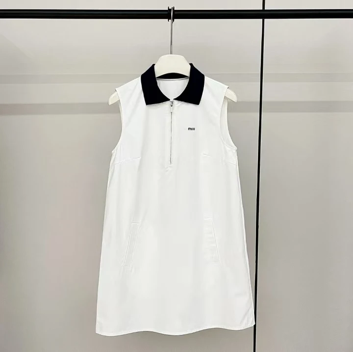 气质百搭高级时尚修身显瘦无袖夏季女装连衣裙DL-0030