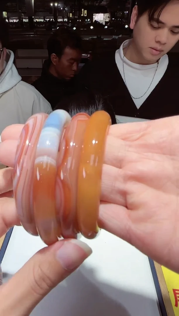 【闪购商品】玛瑙/玉髓手镯未镶嵌手镯-多样性只发一件