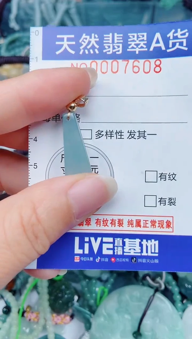 颈饰未镶嵌翡翠00007608