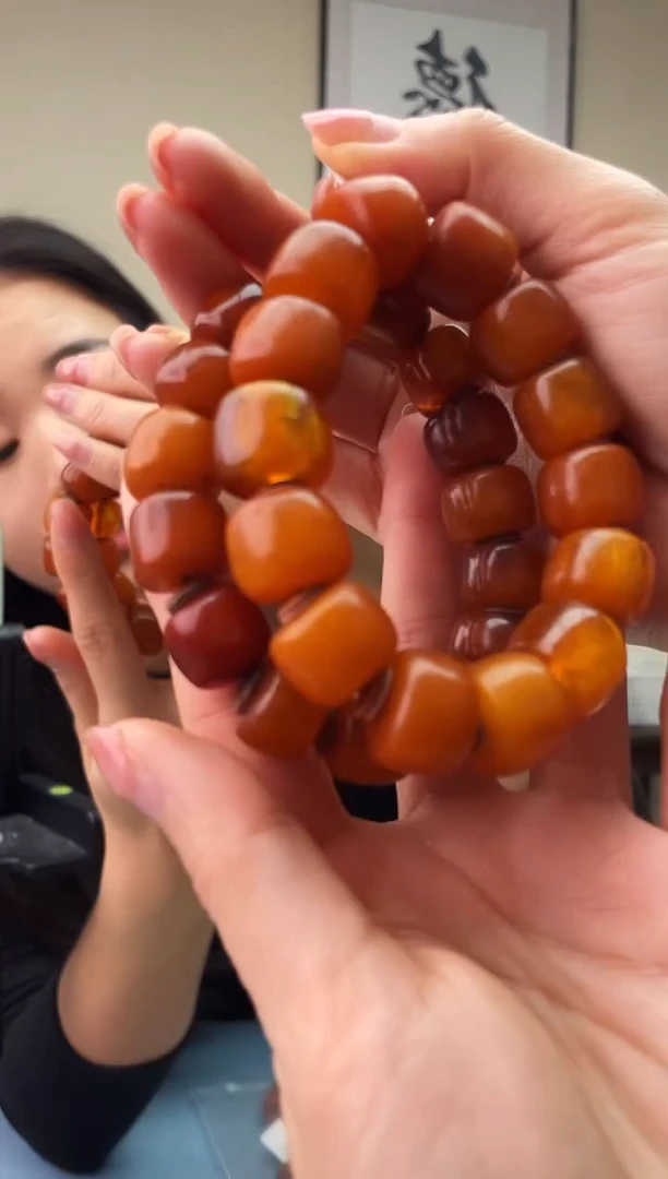 琥珀未镶嵌珠宝奇石T030 15微瑕植物珀假一罚十，多样性发一件