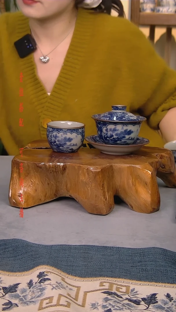简装家用款2件套 老陶泥开片纹陶瓷茶具
