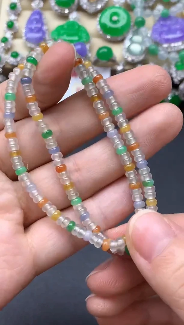 颈饰未镶嵌翡翠164-中国好珍宝