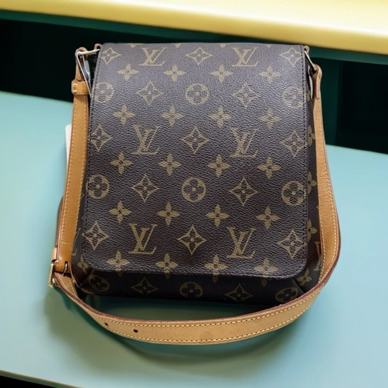95新 LouisVuitton/路易威登  老花竖版王妃单肩包  1883 4678