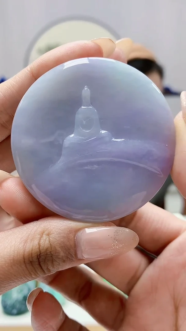 未镶嵌定制翡翠4852MM-毛货挂件78