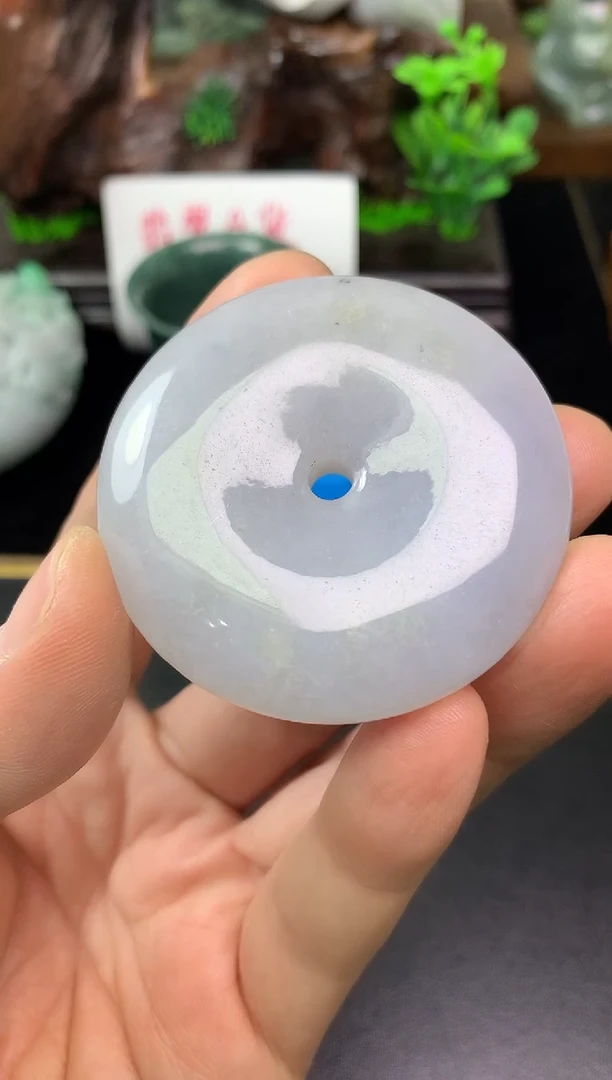 颈饰未镶嵌翡翠龙平安扣