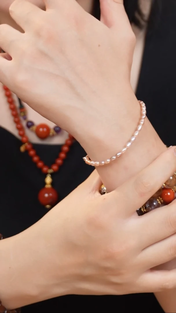 淡水珍珠手链未镶嵌珍珠手链【多样性发其一】-HLW1792