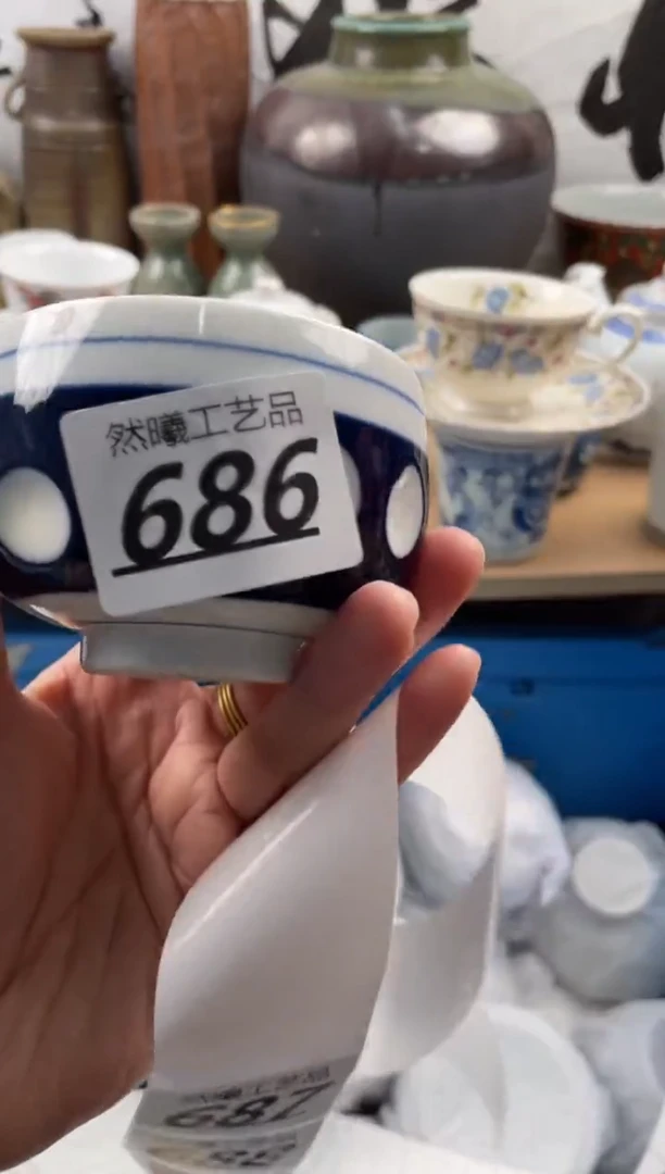 【闪购商品】瓷片686然曦海外工艺品18包邮