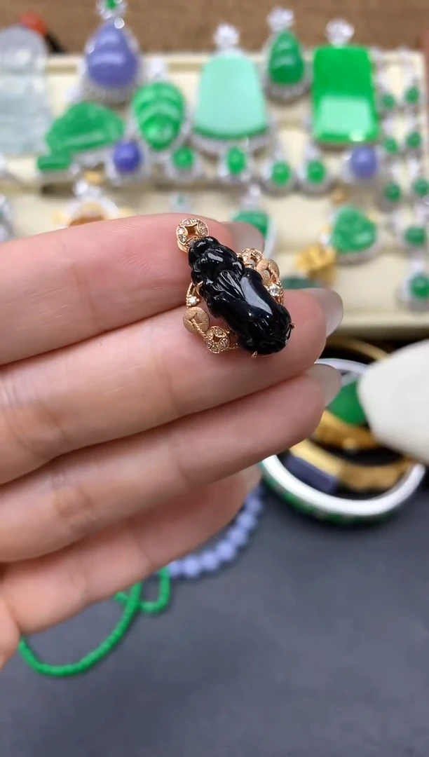 【闪购商品】翡翠颈饰18K金镶嵌319-中国好珍宝