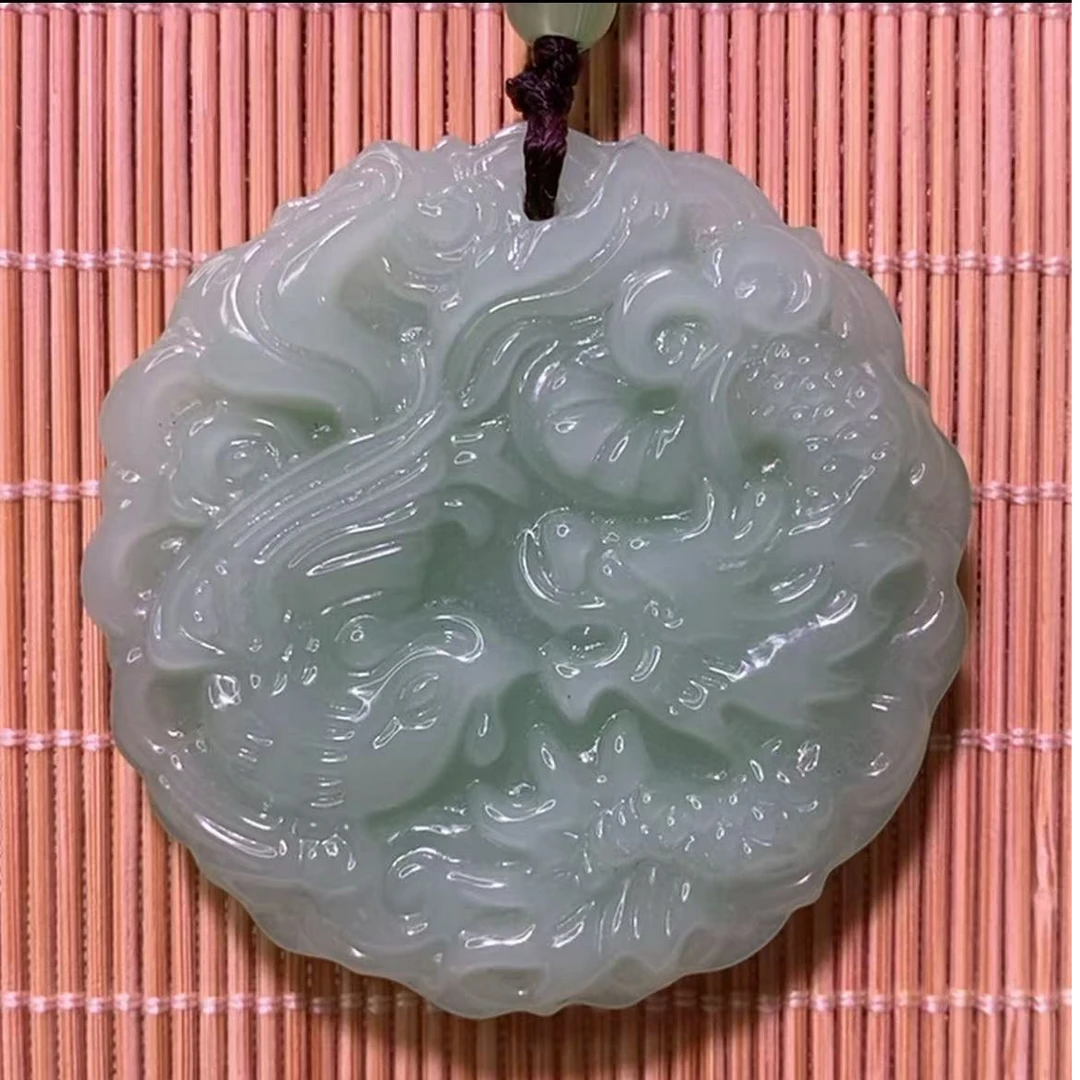 时尚百搭款浅绿色龙凤呈祥男女同款经典款百搭款