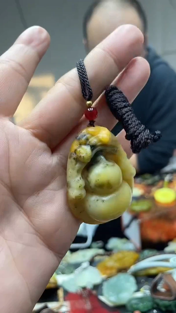 未镶嵌岫玉吊坠多样性发*货拍一发一