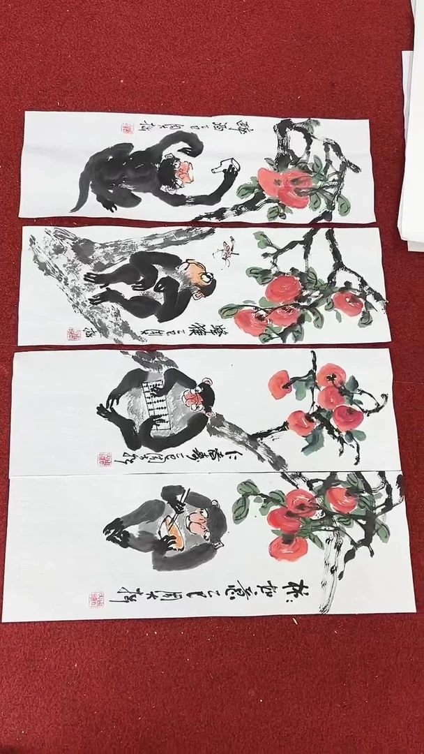 国画周大拙/国画/花鸟