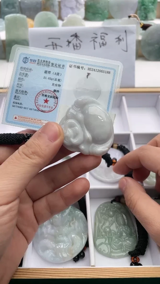 【闪购商品】翡翠颈饰未镶嵌..../3/6/ 08