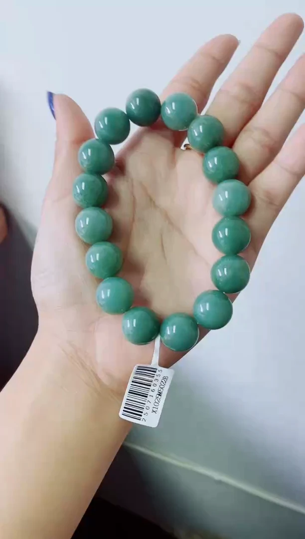 未镶嵌定制翡翠珠串