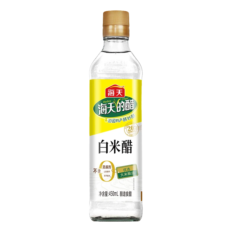 海天白米醋450ml