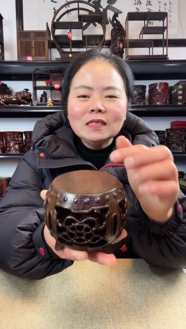 木老李红木工艺品新鼓