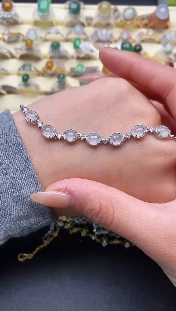 【闪购商品】翡翠戒指银S925镶嵌2222222+6