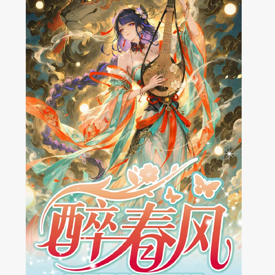 MIKA【醉春风】A5典藏亚克力色纸 卡牌盲盒默认代拆未成年禁止下单