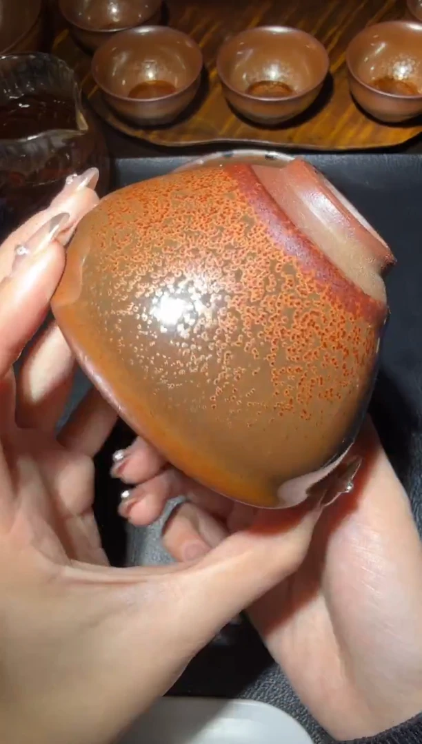 茶盏陈远福红梅盏55