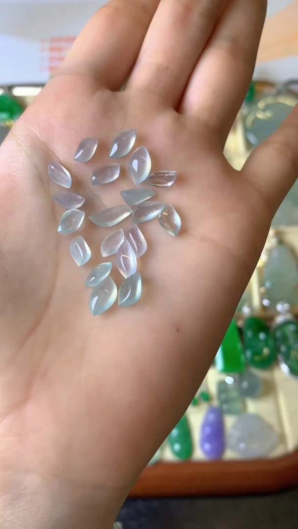 【闪购商品】定制翡翠未镶嵌裸玉（客户意向镶嵌）多样性发一个