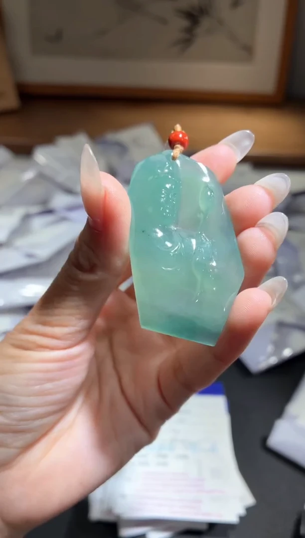 吊坠(不含链)未镶嵌翡翠观音