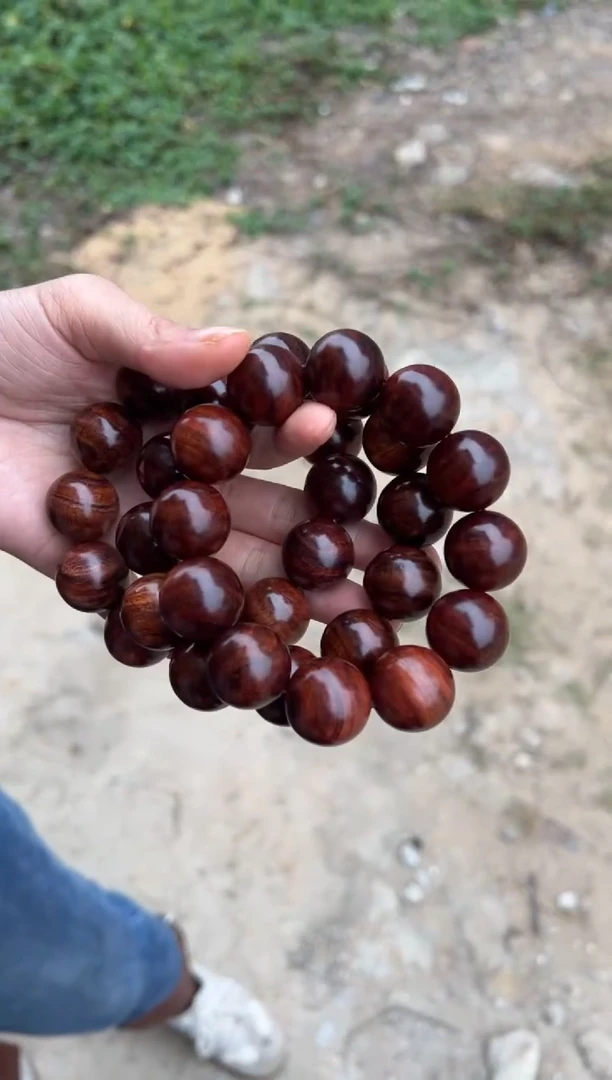 黄花梨/降香黄檀A020紫芋2.0圆珠手串198多样性发一