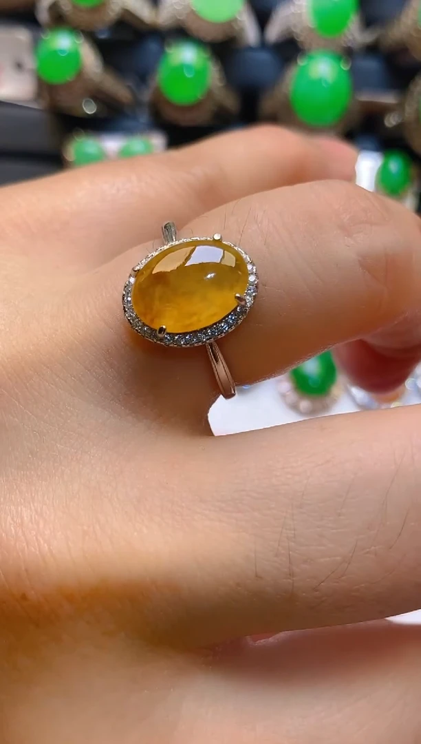 【闪购商品】翡翠耳饰银S925镶嵌天然A货翡翠1