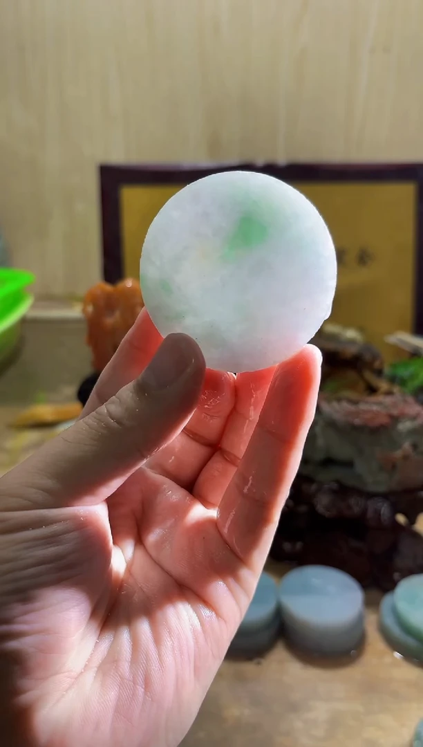 未镶嵌挂件翡翠A货常星4496