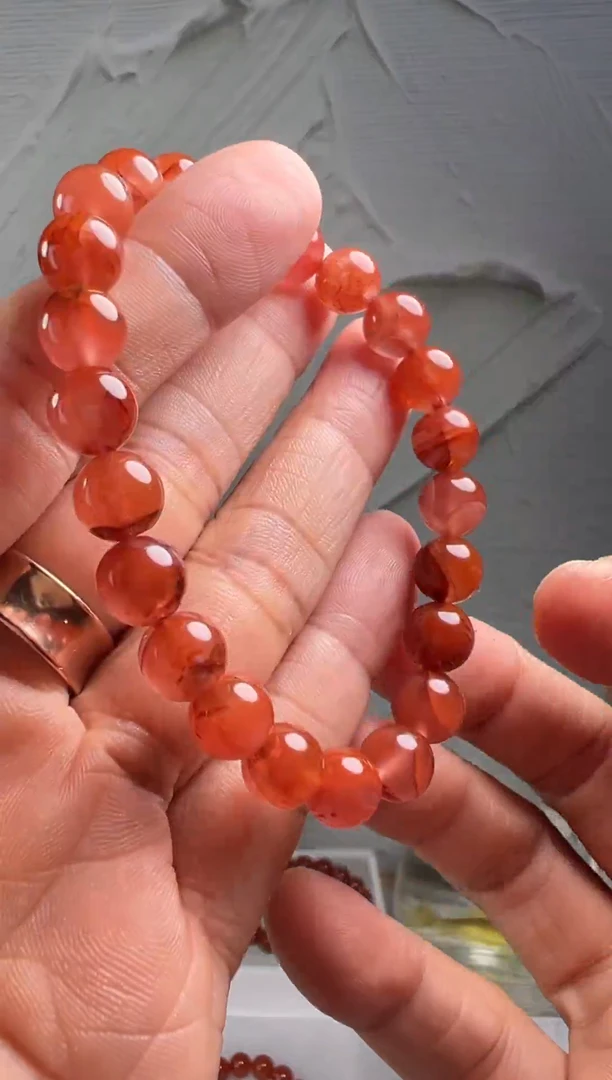 手串未镶嵌南红玛瑙南红玛瑙（默认微瑕）