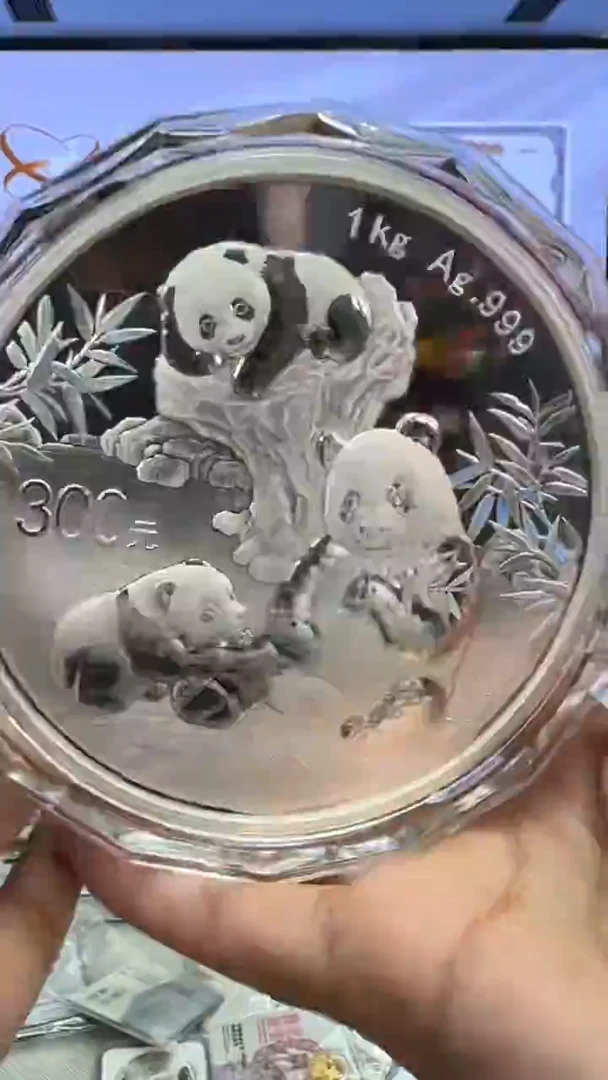 纯银2025年公斤猫带证有盒