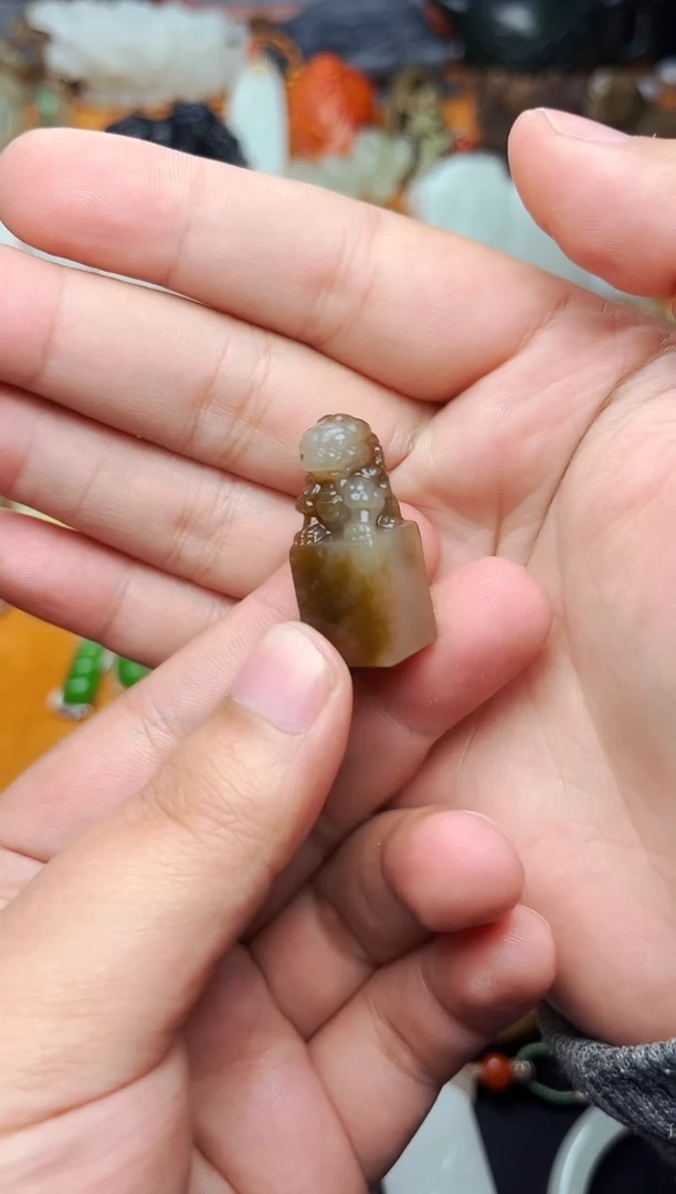 【闪购商品】和田玉摆件未镶嵌印章01
