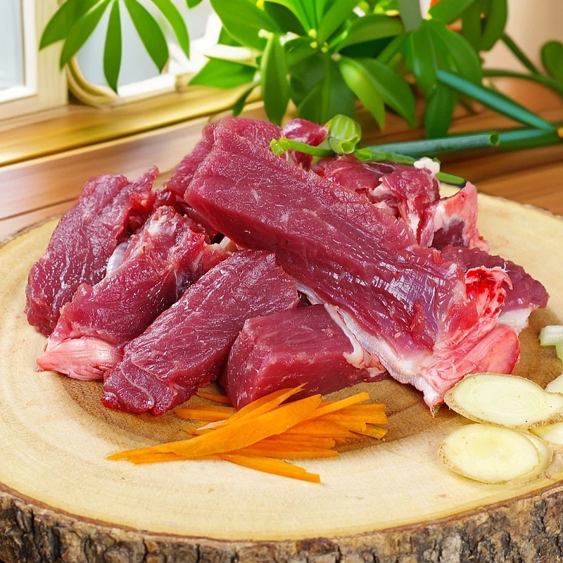 【牛碎肉】锡林郭勒盟小黄牛碎肉，性价比高。精品部位碎肉，爆炒做馅