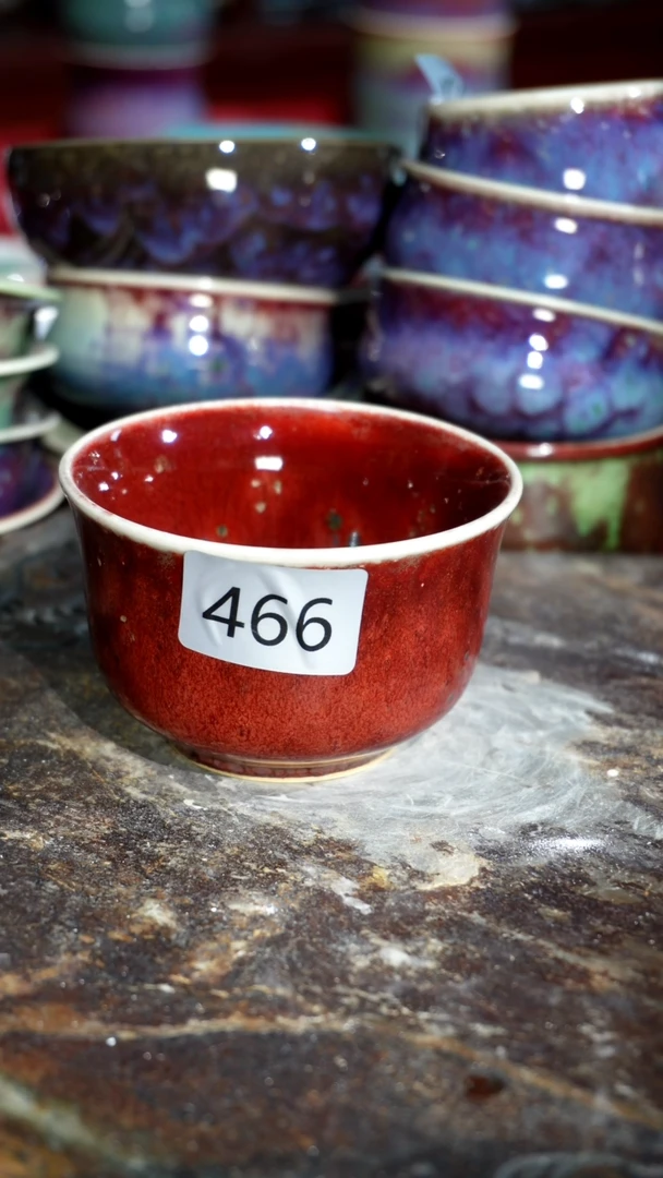 摆件精品窑变钧瓷茶器