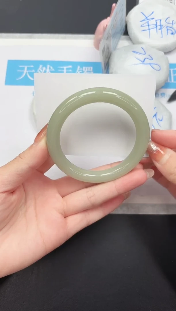 未镶嵌手镯石英质玉20-60.3DY