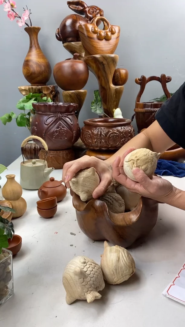 香樟木A5大头鱼/尺寸