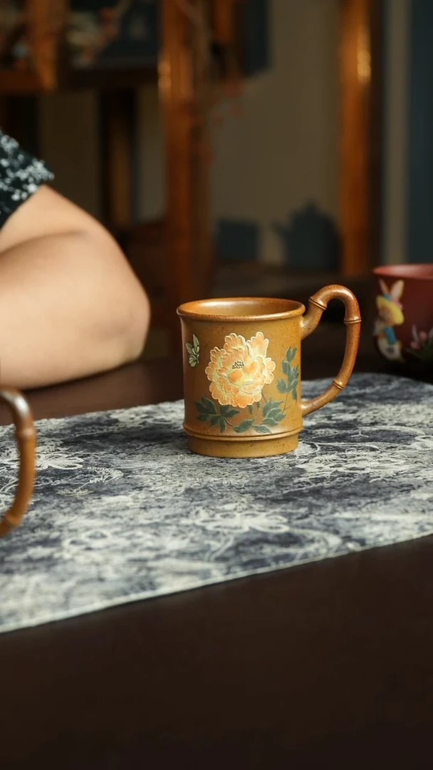 茶杯紫砂62号宜兴紫砂原矿作品140毫升
