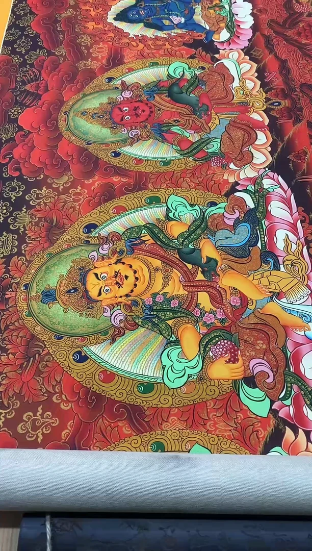 卷轴画精品挂饰 唐卡tk16176