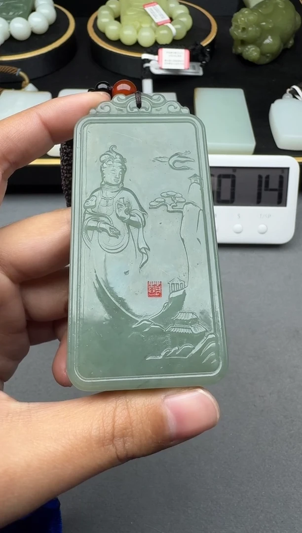 颈饰未镶嵌和田玉1