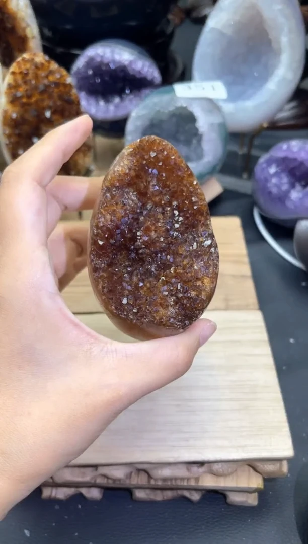 未镶嵌大型摆件（非配饰）紫晶387号龙蛋
