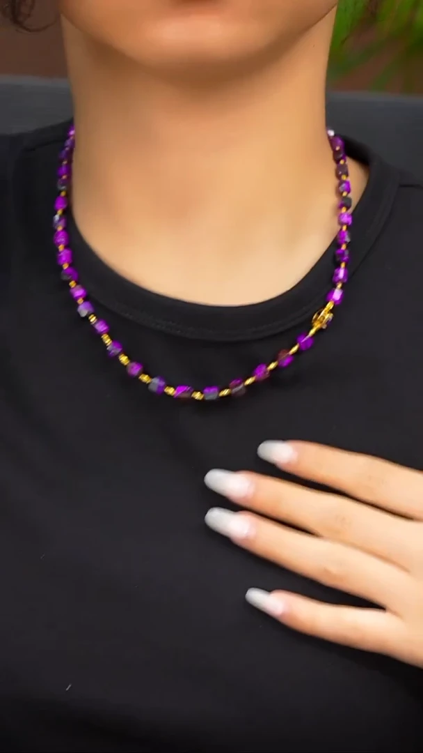 未镶嵌苏纪石（舒俱来）项链.