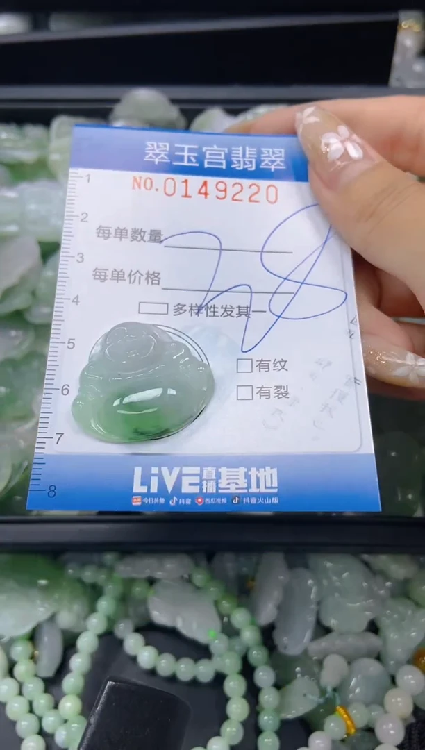 翡翠未镶嵌颈饰闪购0149220