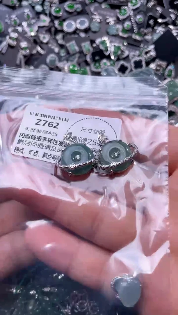 翡翠未镶嵌颈饰Z762多样性发其一