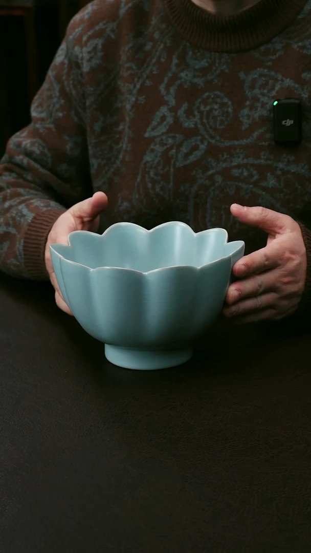 【闪购商品】其他汝官窑莲花温碗36