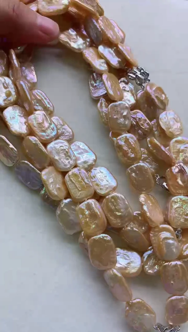 【闪购商品】淡水珍珠项链合金多发其一